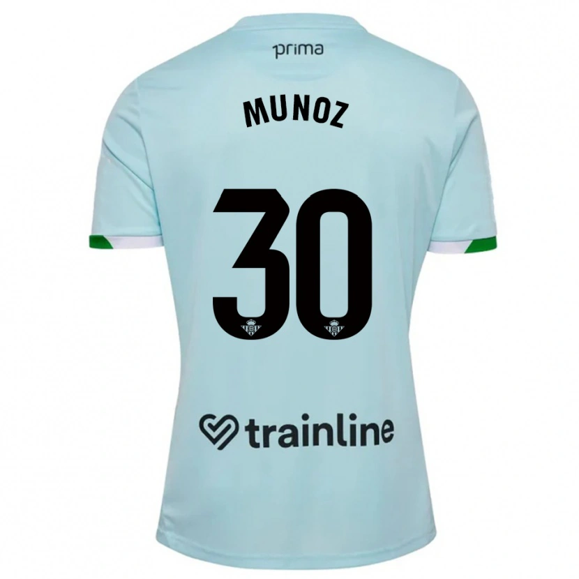Danxen Herren Blanca Muñoz #30 Himmelblau Grün Auswärtstrikot Trikot 2025/26 T-Shirt Österreich