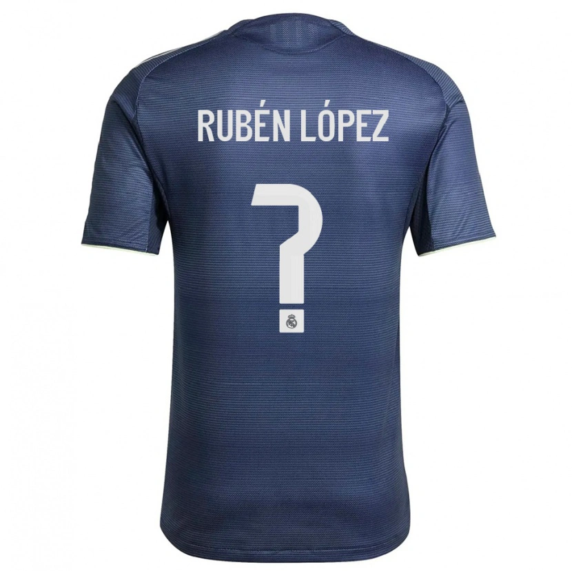 Danxen Herren Rubén López #0 Marine Silber Auswärtstrikot Trikot 2025/26 T-Shirt Österreich