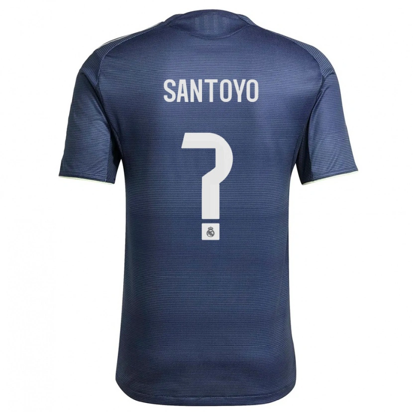 Danxen Herren Asier Santoyo #0 Marine Silber Auswärtstrikot Trikot 2025/26 T-Shirt Österreich