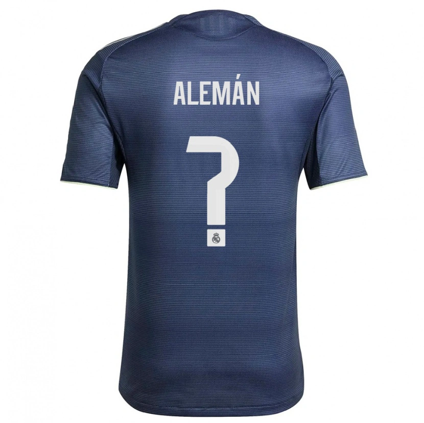 Danxen Herren Alexander Alemán #0 Marine Silber Auswärtstrikot Trikot 2025/26 T-Shirt Österreich