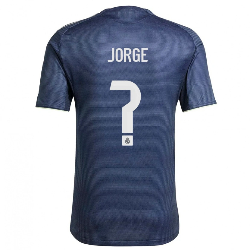 Danxen Herren Jorge García #0 Marine Silber Auswärtstrikot Trikot 2025/26 T-Shirt Österreich
