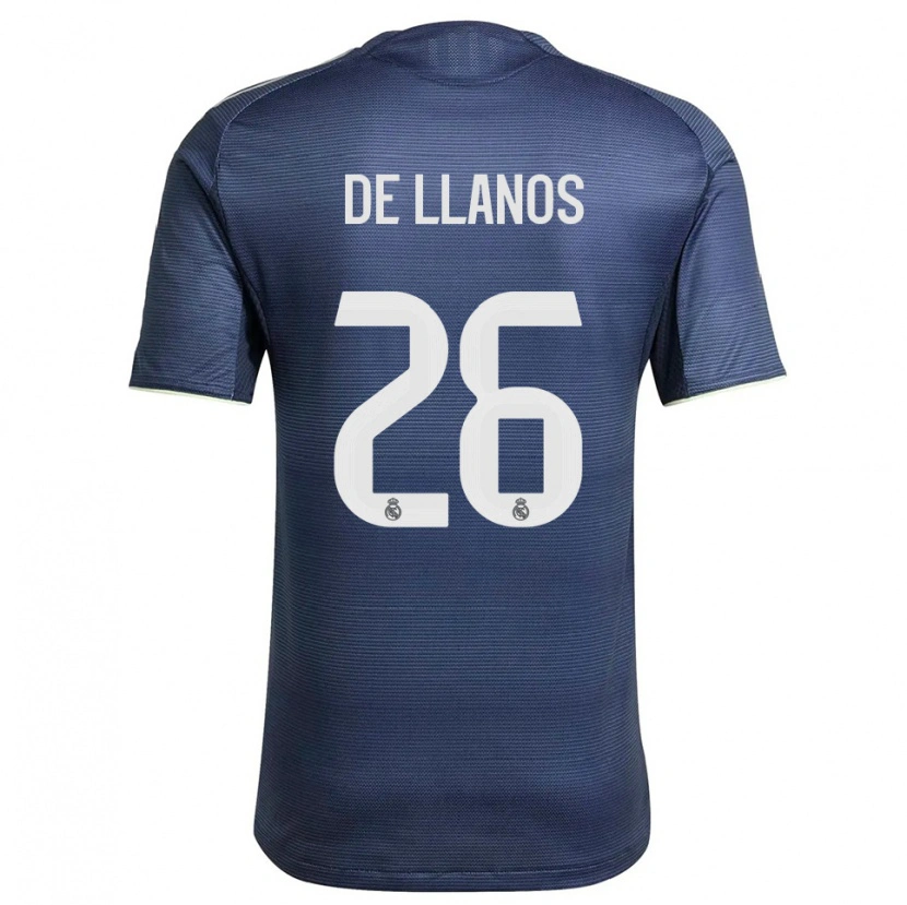 Danxen Herren Hugo De Llanos #26 Marine Silber Auswärtstrikot Trikot 2025/26 T-Shirt Österreich