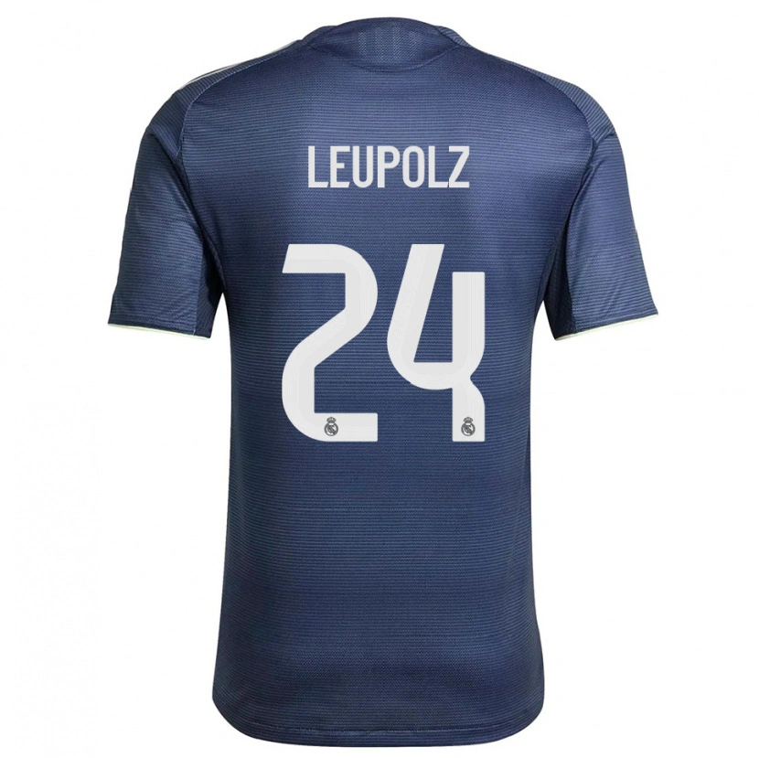 Danxen Herren Melanie Leupolz #24 Marine Silber Auswärtstrikot Trikot 2025/26 T-Shirt Österreich