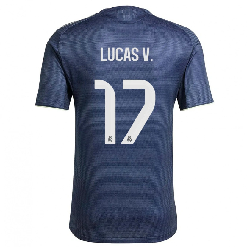 Danxen Herren Lucas Vazquez #17 Marine Silber Auswärtstrikot Trikot 2025/26 T-Shirt Österreich