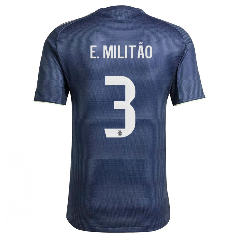 Danxen Herren Éder Militão #3 Marine Silber Auswärtstrikot Trikot 2025/26 T-Shirt Österreich