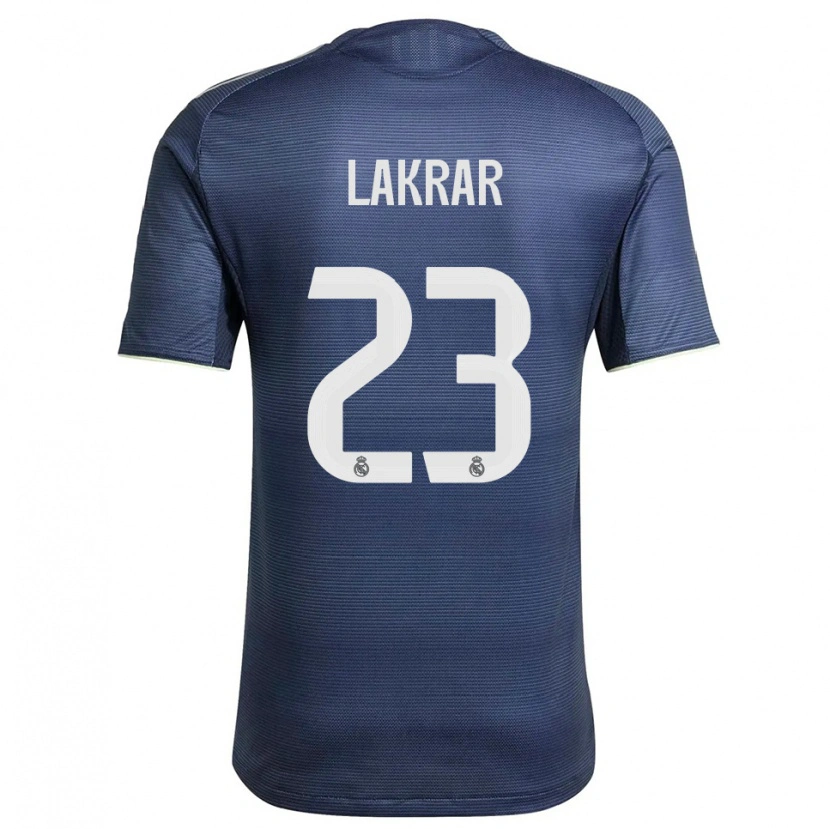 Danxen Herren Maëlle Lakrar #23 Marine Silber Auswärtstrikot Trikot 2025/26 T-Shirt Österreich
