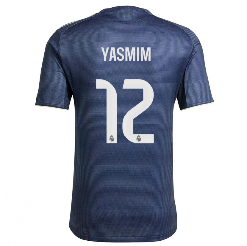 Danxen Herren Yasmim Assis Ribeiro #12 Marine Silber Auswärtstrikot Trikot 2025/26 T-Shirt Österreich