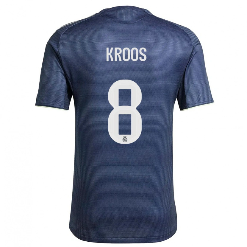 Danxen Herren Toni Kroos #8 Marine Silber Auswärtstrikot Trikot 2025/26 T-Shirt Österreich