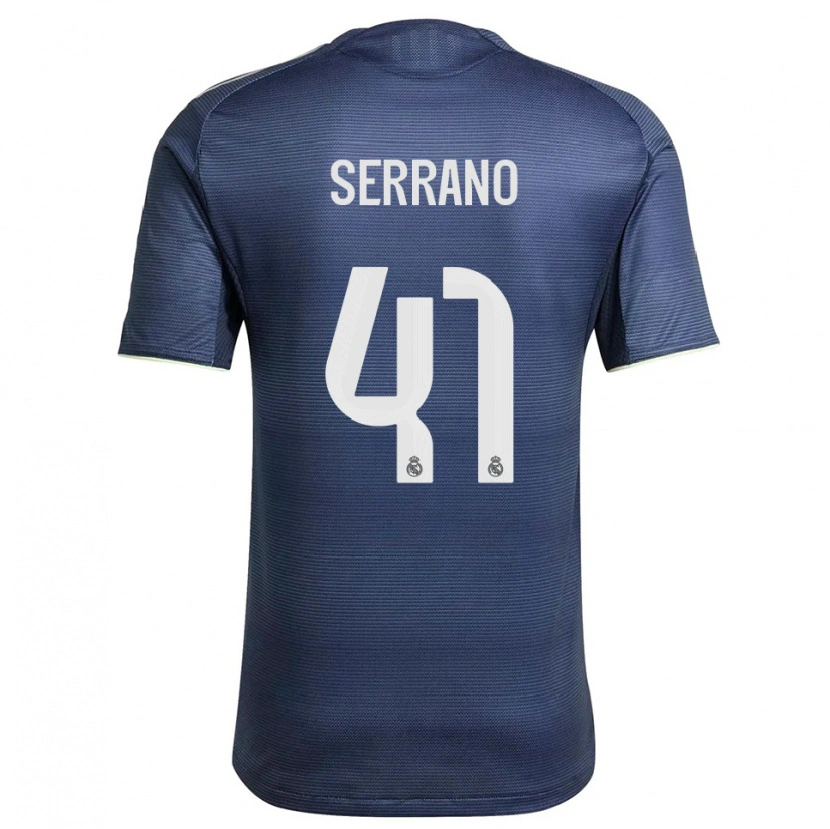 Danxen Herren Manu Serrano #41 Marine Silber Auswärtstrikot Trikot 2025/26 T-Shirt Österreich