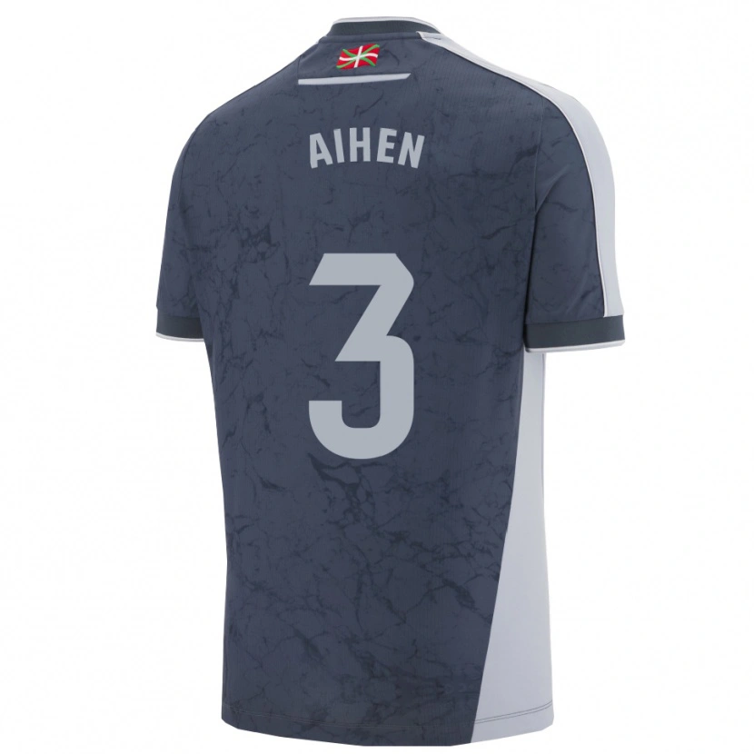 Danxen Herren Aihen Muñoz #3 Dunkelblau Weiß Auswärtstrikot Trikot 2025/26 T-Shirt Österreich