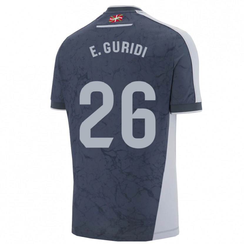 Danxen Herren Elene Guridi #26 Dunkelblau Weiß Auswärtstrikot Trikot 2025/26 T-Shirt Österreich