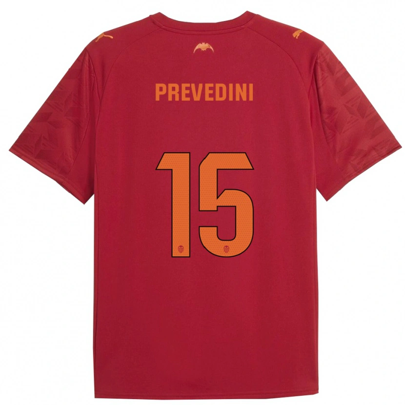Danxen Herren Mateo Prevedini #15 Rot Orange Auswärtstrikot Trikot 2025/26 T-Shirt Österreich
