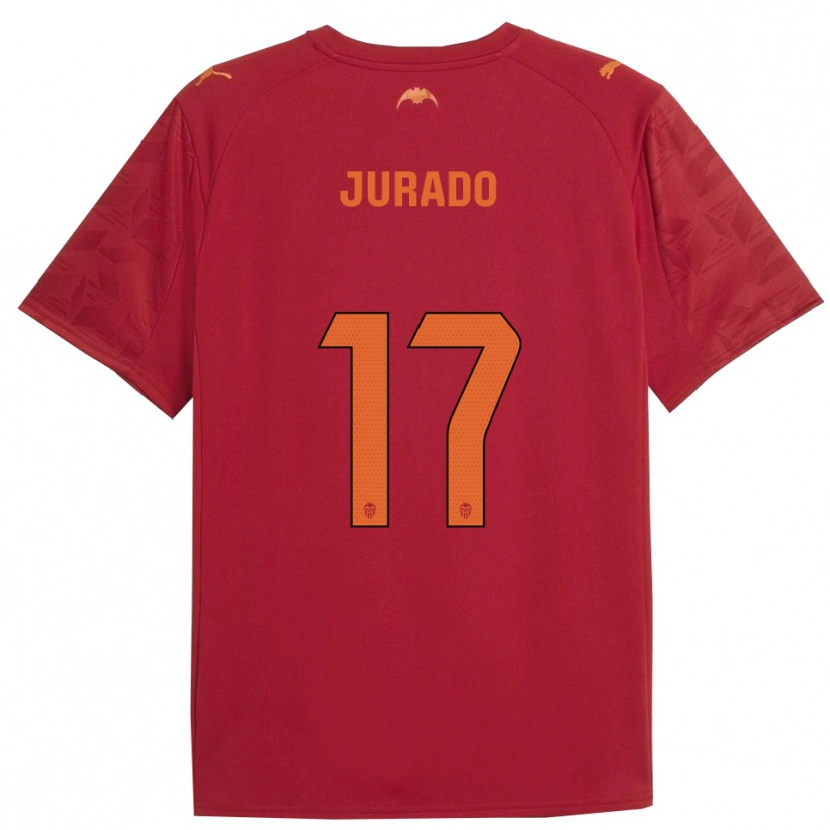 Danxen Herren Marc Jurado #17 Rot Orange Auswärtstrikot Trikot 2025/26 T-Shirt Österreich