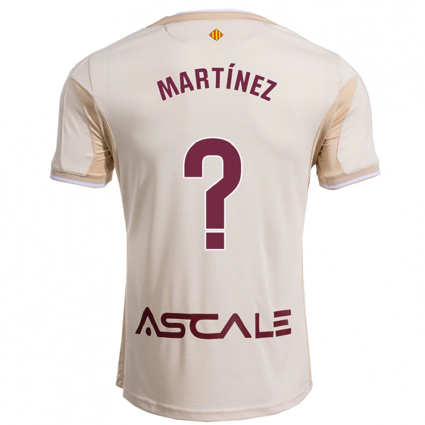 Danxen Herren Enric Martínez #0 Cremeweiß Burgunderrot Auswärtstrikot Trikot 2025/26 T-Shirt Österreich
