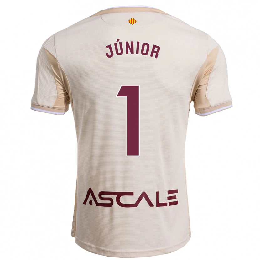 Danxen Herren Luiz Júnior #1 Cremeweiß Burgunderrot Auswärtstrikot Trikot 2025/26 T-Shirt Österreich