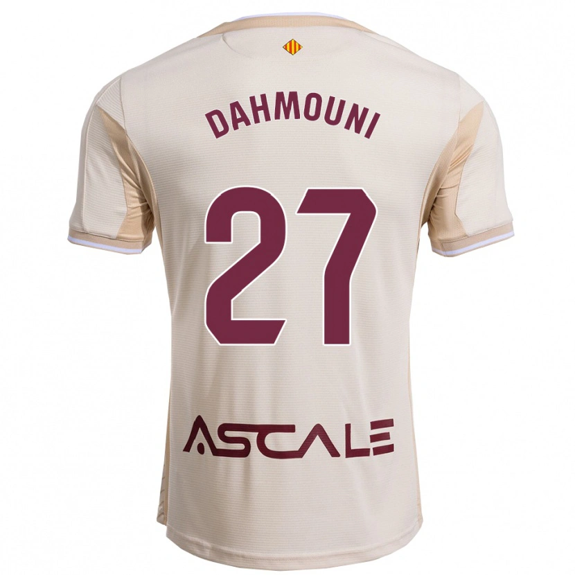 Danxen Herren Moha Dahmouni #27 Cremeweiß Burgunderrot Auswärtstrikot Trikot 2025/26 T-Shirt Österreich