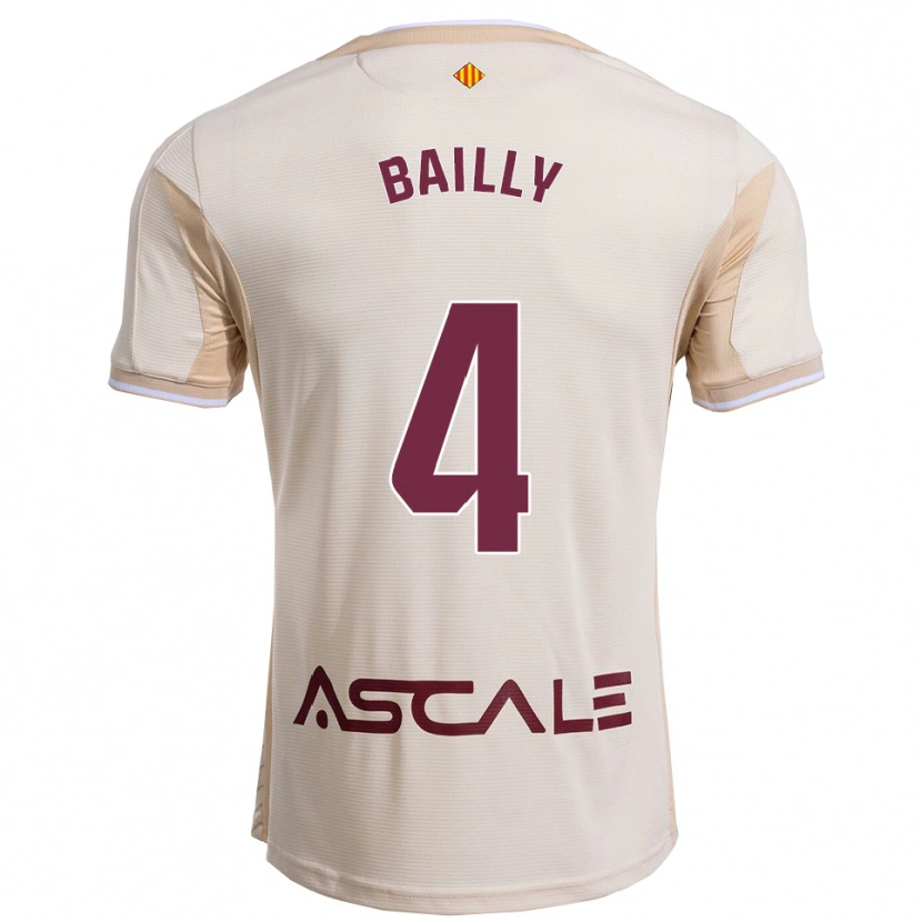 Danxen Herren Eric Bailly #4 Cremeweiß Burgunderrot Auswärtstrikot Trikot 2025/26 T-Shirt Österreich