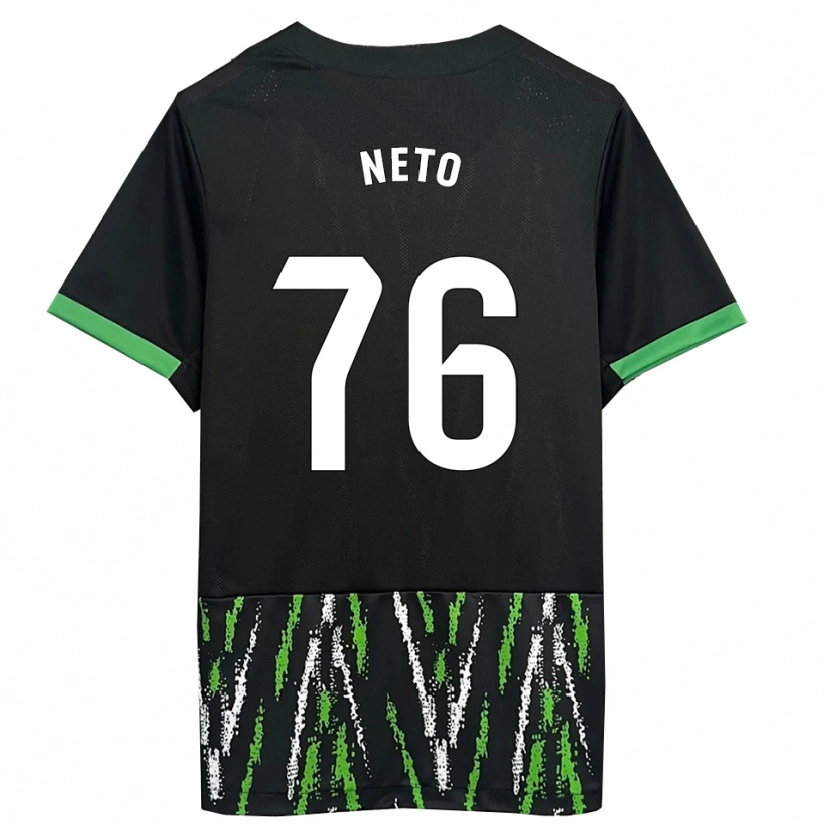 Danxen Herren Martim Neto #76 Schwarz Grün Auswärtstrikot Trikot 2025/26 T-Shirt Österreich