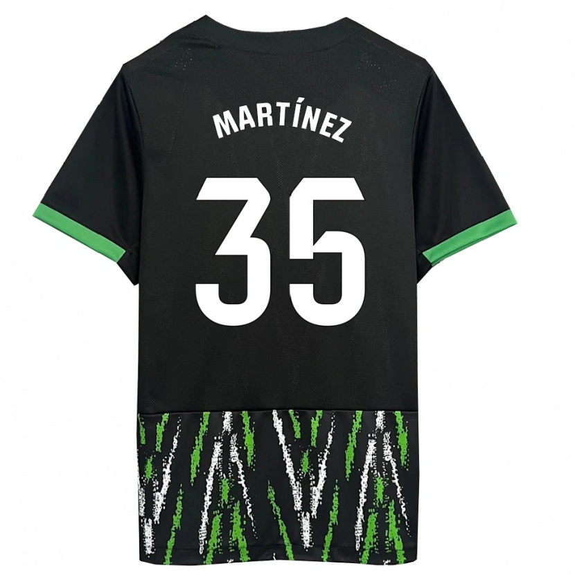 Danxen Herren Antonio Martínez #35 Schwarz Grün Auswärtstrikot Trikot 2025/26 T-Shirt Österreich