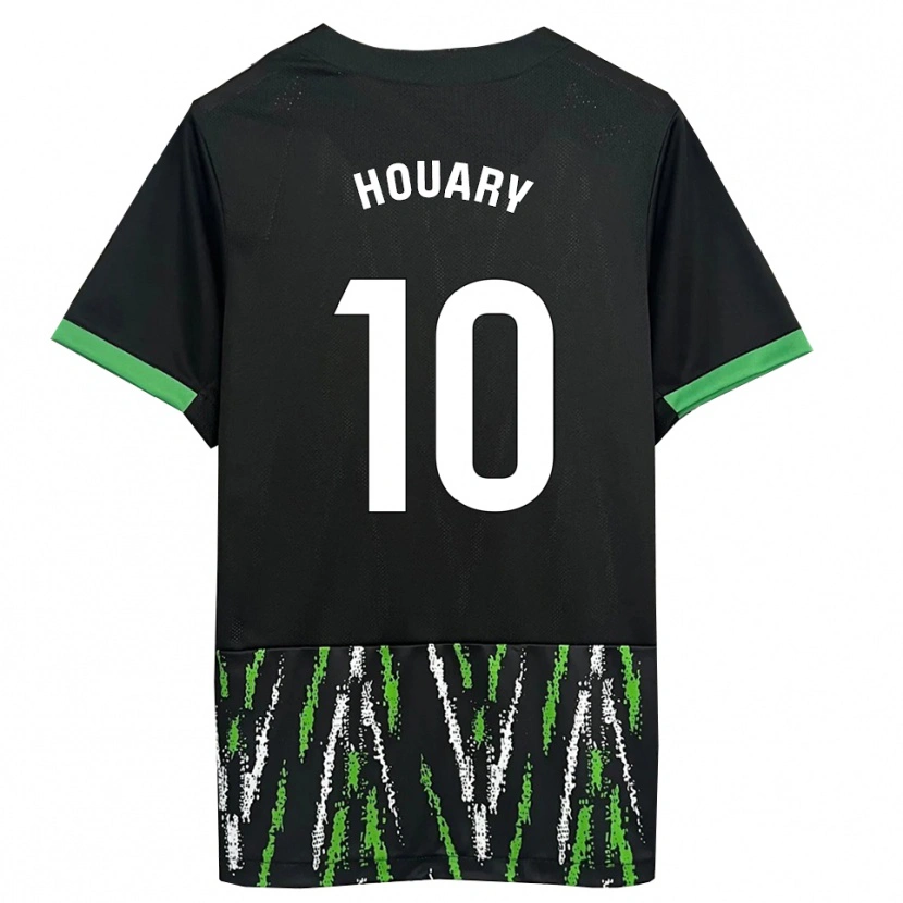 Danxen Herren Ali Houary #10 Schwarz Grün Auswärtstrikot Trikot 2025/26 T-Shirt Österreich