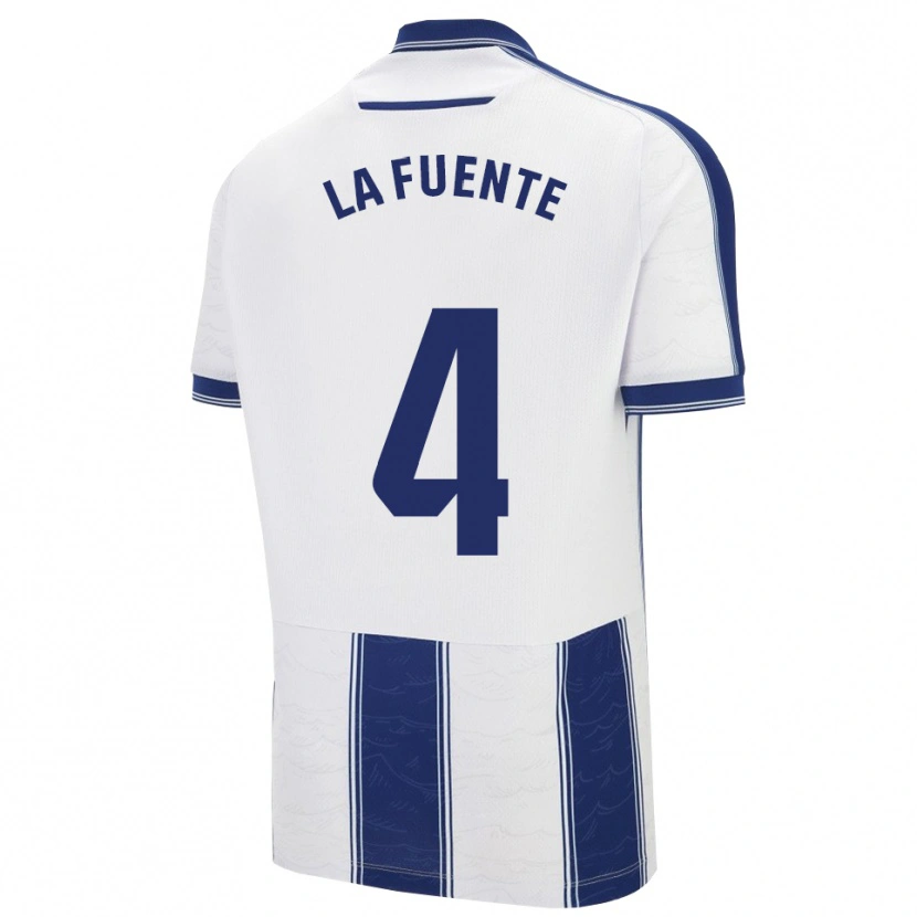 Danxen Herren Adrián De La Fuente #4 Marine Weiß Auswärtstrikot Trikot 2025/26 T-Shirt Österreich