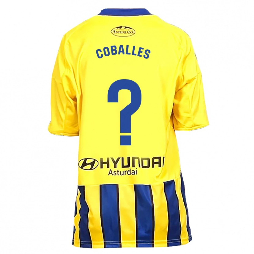 Danxen Herren Jaime Coballes #0 Gelb Blau Auswärtstrikot Trikot 2025/26 T-Shirt Österreich