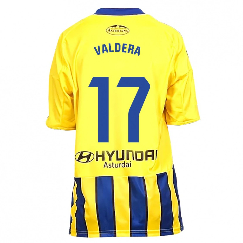 Danxen Herren Rubén Valdera #17 Gelb Blau Auswärtstrikot Trikot 2025/26 T-Shirt Österreich