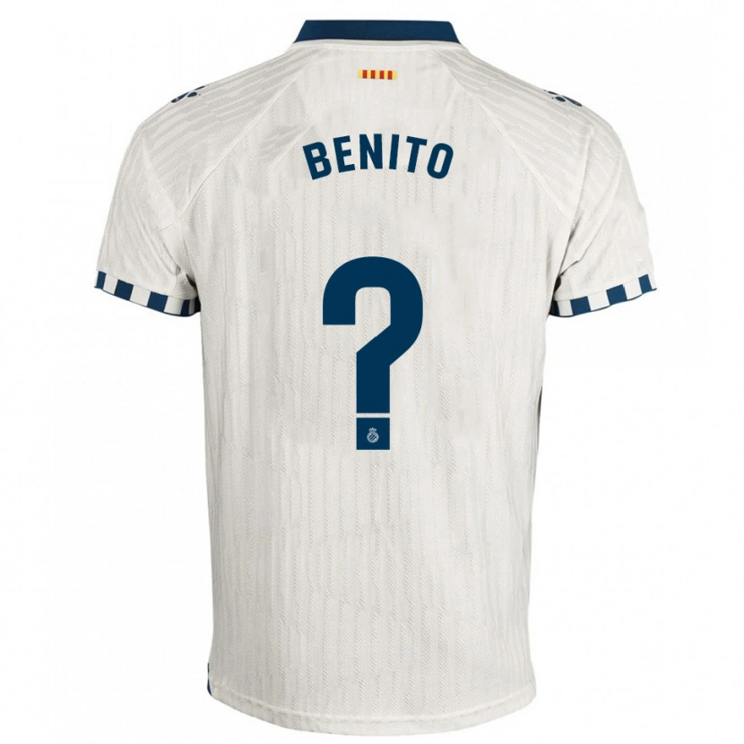 Danxen Herren Adrià Benito #0 Weiß Blau Auswärtstrikot Trikot 2025/26 T-Shirt Österreich