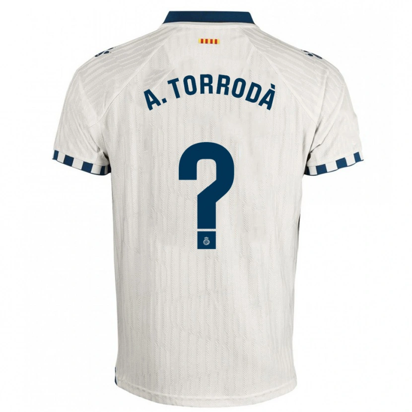 Danxen Herren Anna Torrodà Ricard #0 Weiß Blau Auswärtstrikot Trikot 2025/26 T-Shirt Österreich