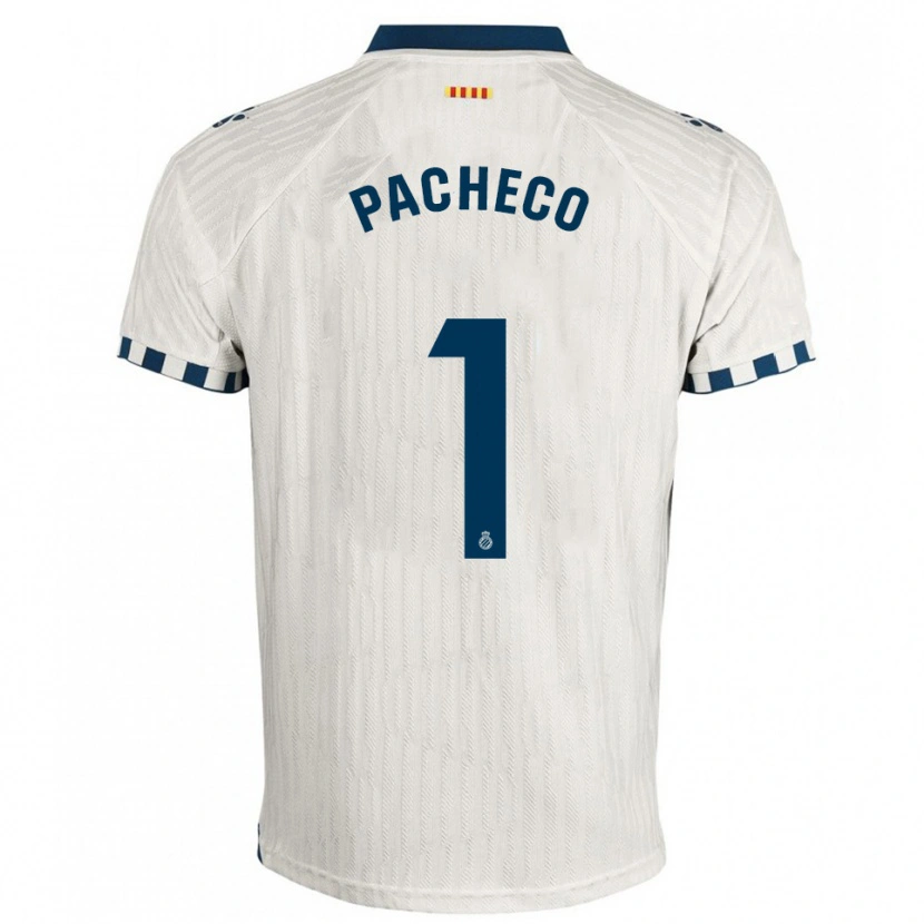 Danxen Herren Álvaro Pacheco #1 Weiß Blau Auswärtstrikot Trikot 2025/26 T-Shirt Österreich