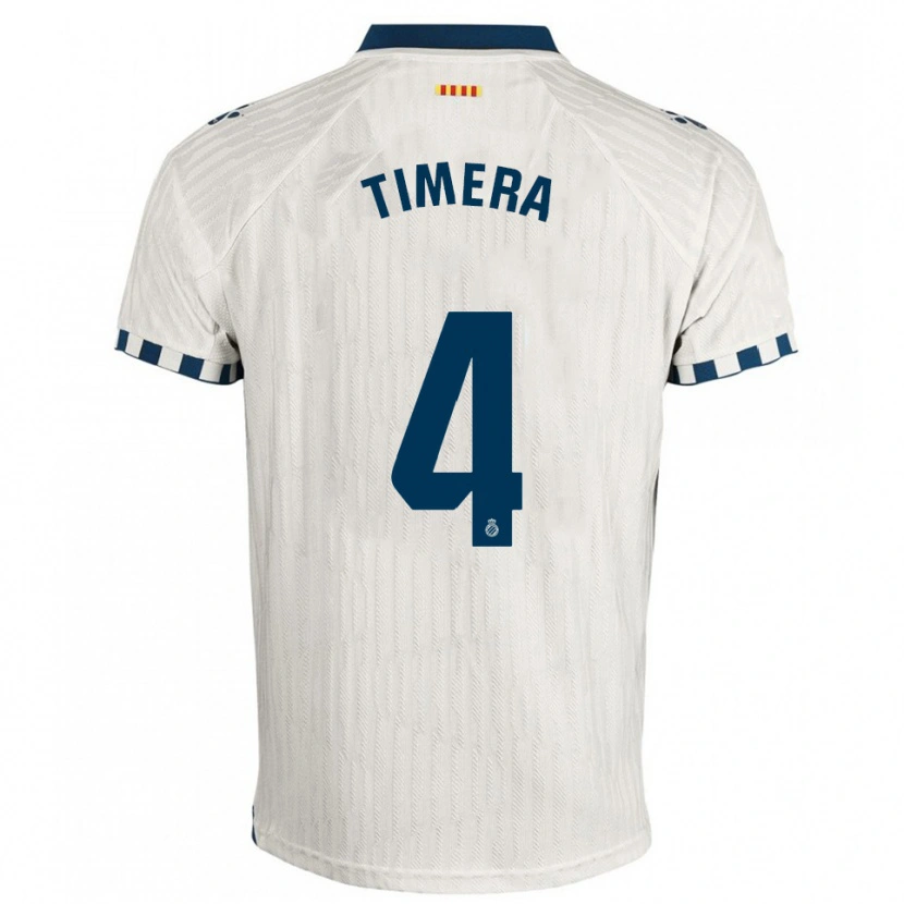 Danxen Herren Adama Timera #4 Weiß Blau Auswärtstrikot Trikot 2025/26 T-Shirt Österreich