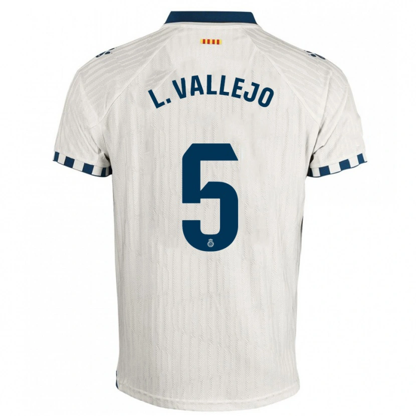 Danxen Herren Lucía Vallejo Blázquez #5 Weiß Blau Auswärtstrikot Trikot 2025/26 T-Shirt Österreich
