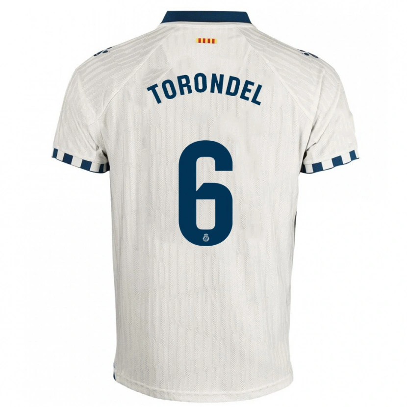 Danxen Herren Hugo Torondel #6 Weiß Blau Auswärtstrikot Trikot 2025/26 T-Shirt Österreich