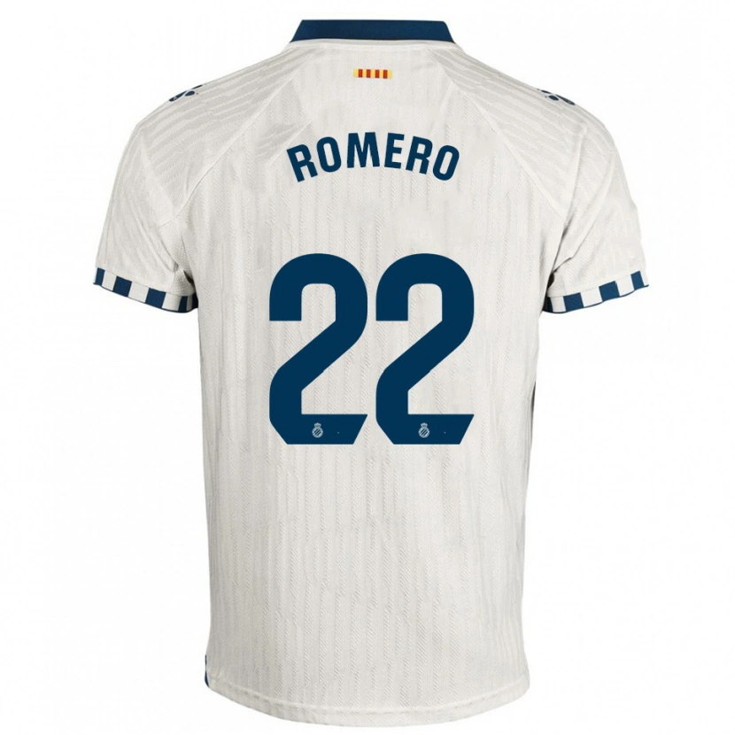 Danxen Herren Carlos Romero #22 Weiß Blau Auswärtstrikot Trikot 2025/26 T-Shirt Österreich