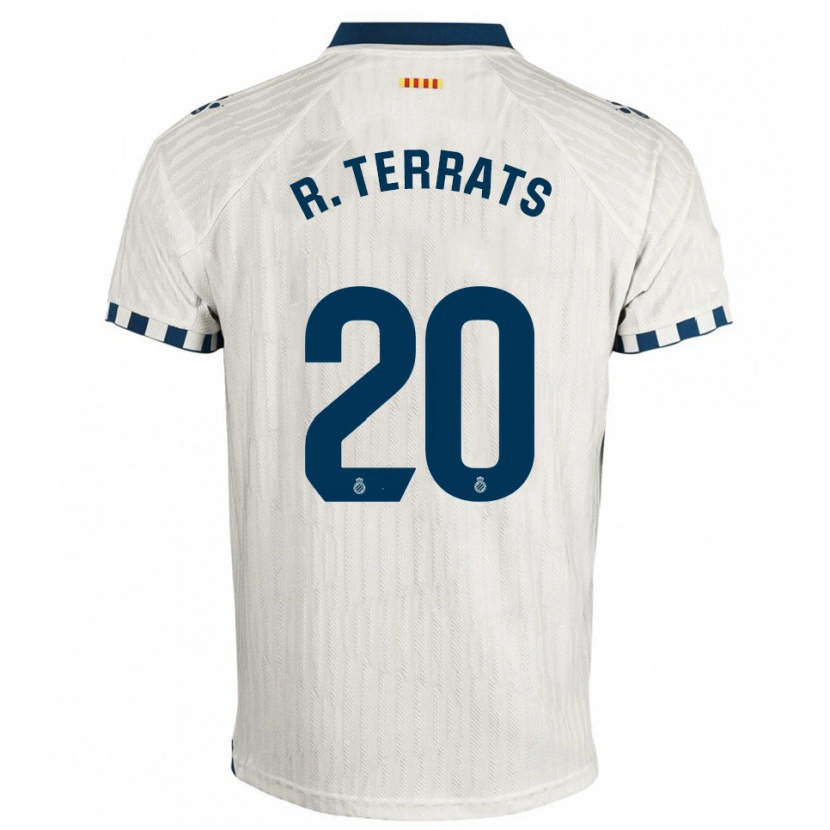 Danxen Herren Ramón Terrats #20 Weiß Blau Auswärtstrikot Trikot 2025/26 T-Shirt Österreich