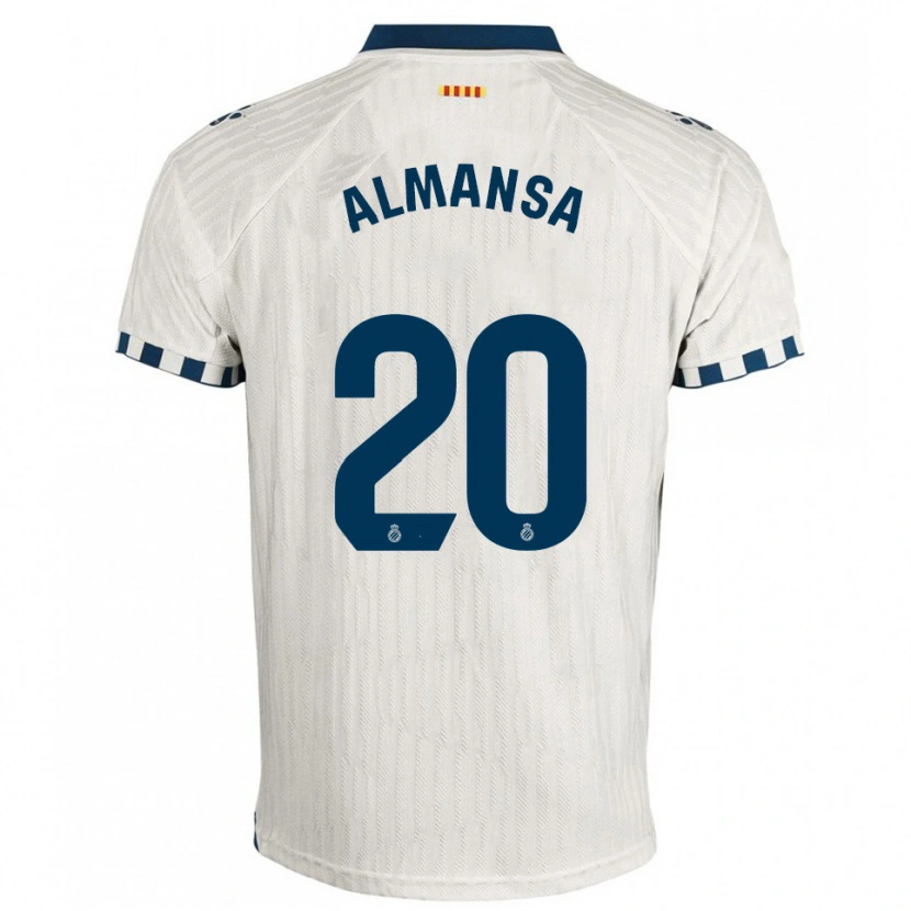 Danxen Herren Alex Almansa #20 Weiß Blau Auswärtstrikot Trikot 2025/26 T-Shirt Österreich