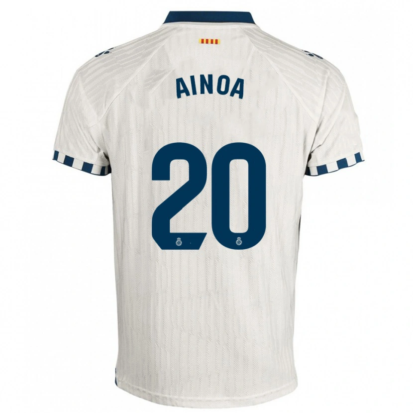 Danxen Herren Ainoa Campo Franco #20 Weiß Blau Auswärtstrikot Trikot 2025/26 T-Shirt Österreich