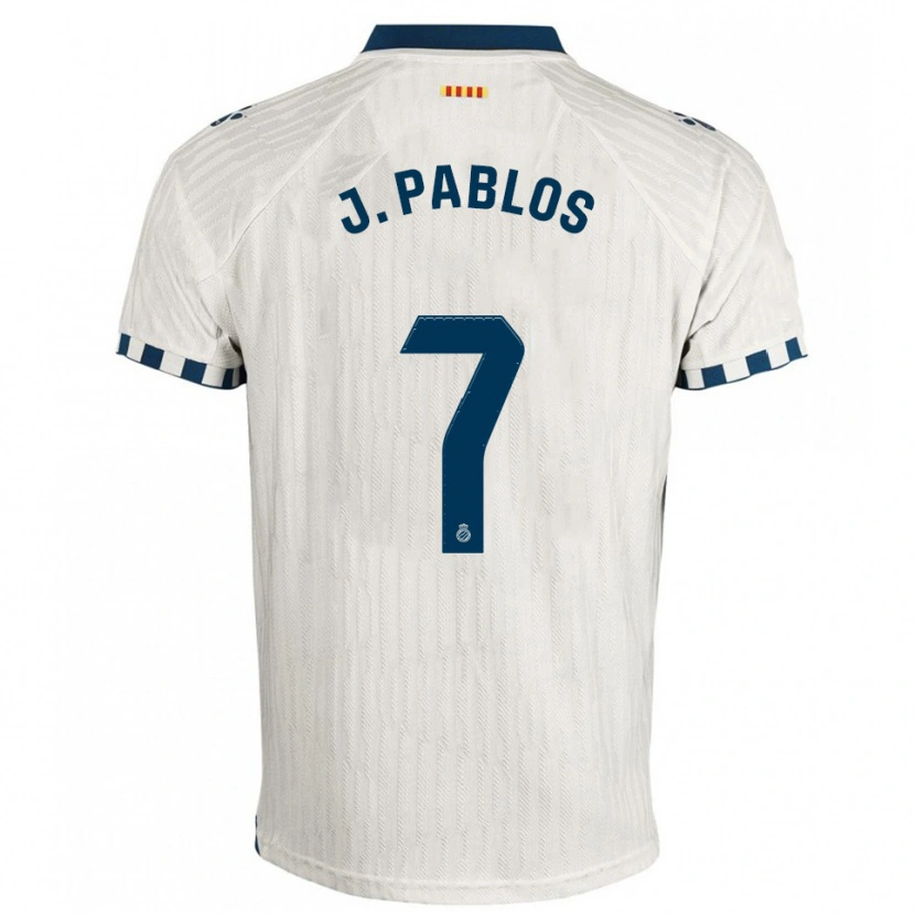 Danxen Herren Judith Pablos Garrido #7 Weiß Blau Auswärtstrikot Trikot 2025/26 T-Shirt Österreich