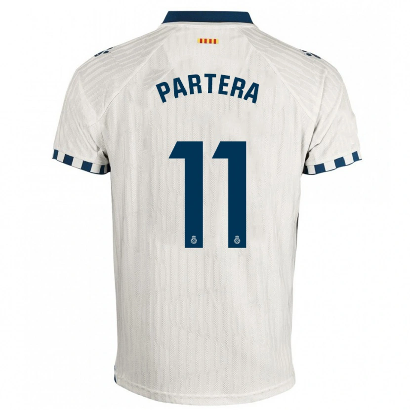 Danxen Herren Álex Partera #11 Weiß Blau Auswärtstrikot Trikot 2025/26 T-Shirt Österreich