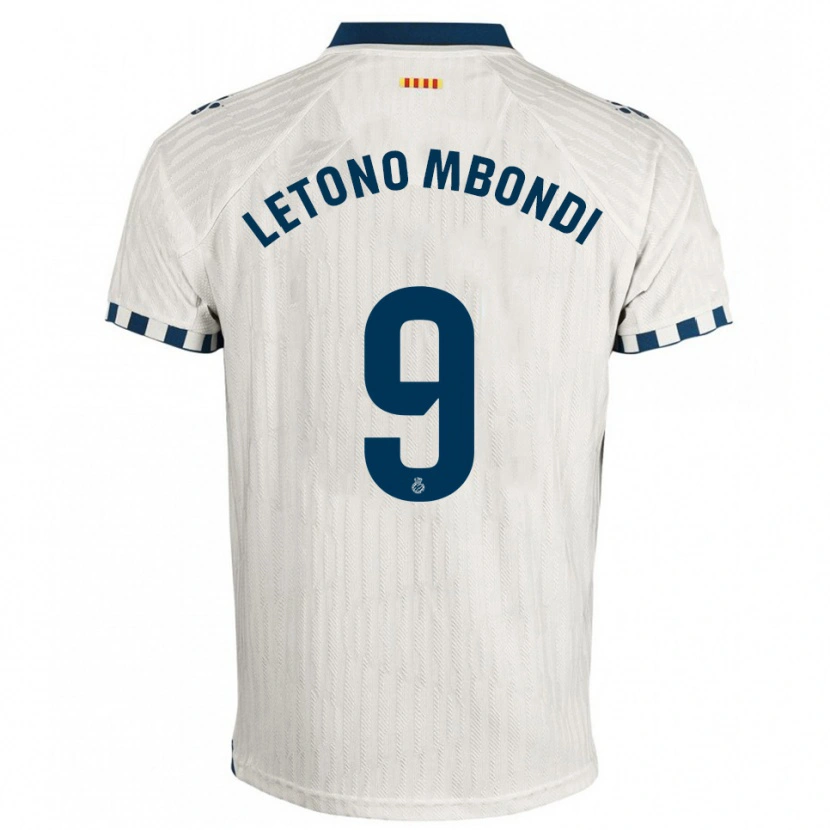 Danxen Herren Christ-Emmanuel Letono Mbondi #9 Weiß Blau Auswärtstrikot Trikot 2025/26 T-Shirt Österreich