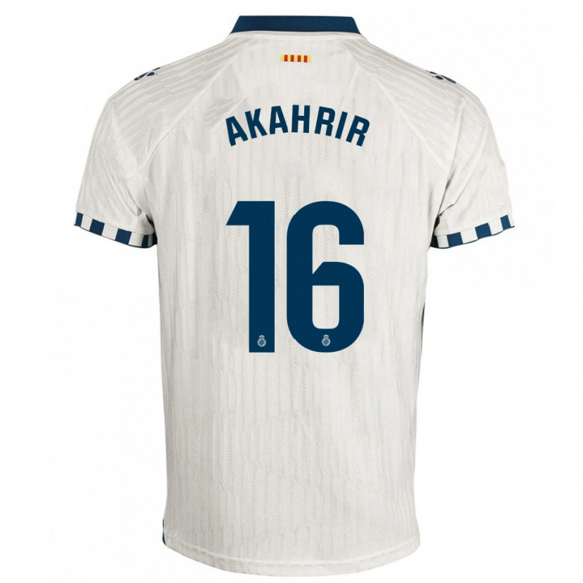 Danxen Herren Mohamed Akahrir #16 Weiß Blau Auswärtstrikot Trikot 2025/26 T-Shirt Österreich
