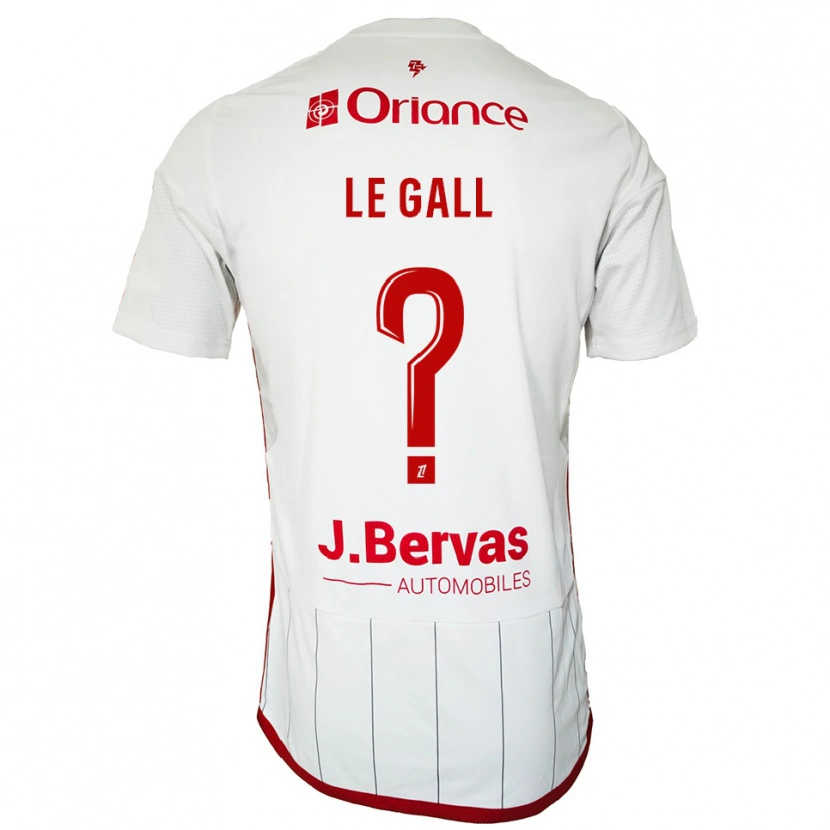 Danxen Herren Coline Le Gall #0 Weiß Rot Auswärtstrikot Trikot 2025/26 T-Shirt Österreich