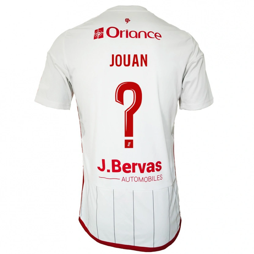 Danxen Herren Léonie Jouan #0 Weiß Rot Auswärtstrikot Trikot 2025/26 T-Shirt Österreich