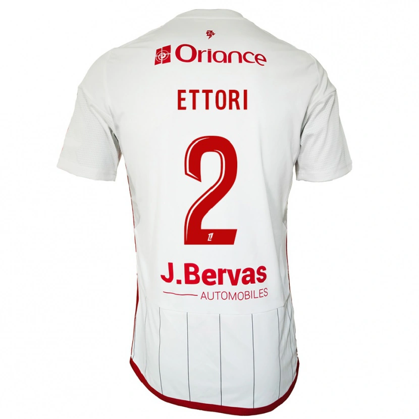 Danxen Herren Ilan Ettori #2 Weiß Rot Auswärtstrikot Trikot 2025/26 T-Shirt Österreich