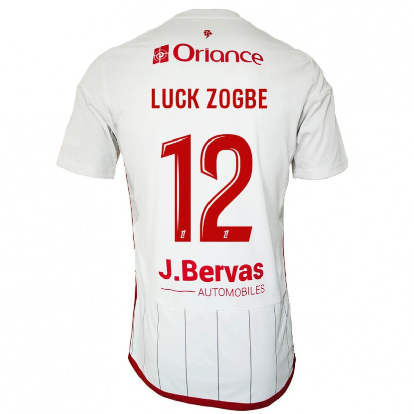 Danxen Herren Luck Zogbé #12 Weiß Rot Auswärtstrikot Trikot 2025/26 T-Shirt Österreich
