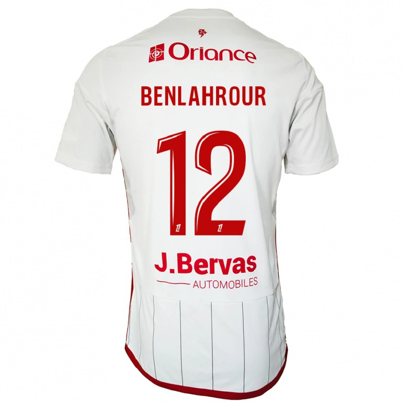 Danxen Herren Ilyes Benlahrour #12 Weiß Rot Auswärtstrikot Trikot 2025/26 T-Shirt Österreich