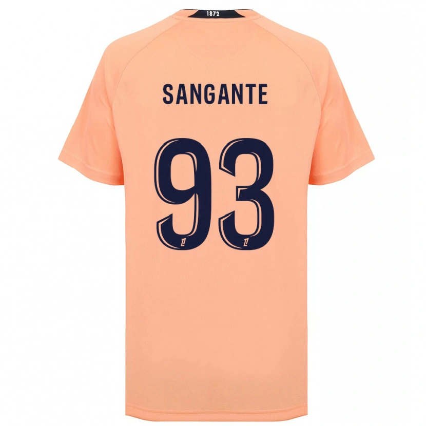 Danxen Herren Arouna Sangante #93 Orange Marineblau Auswärtstrikot Trikot 2025/26 T-Shirt Österreich