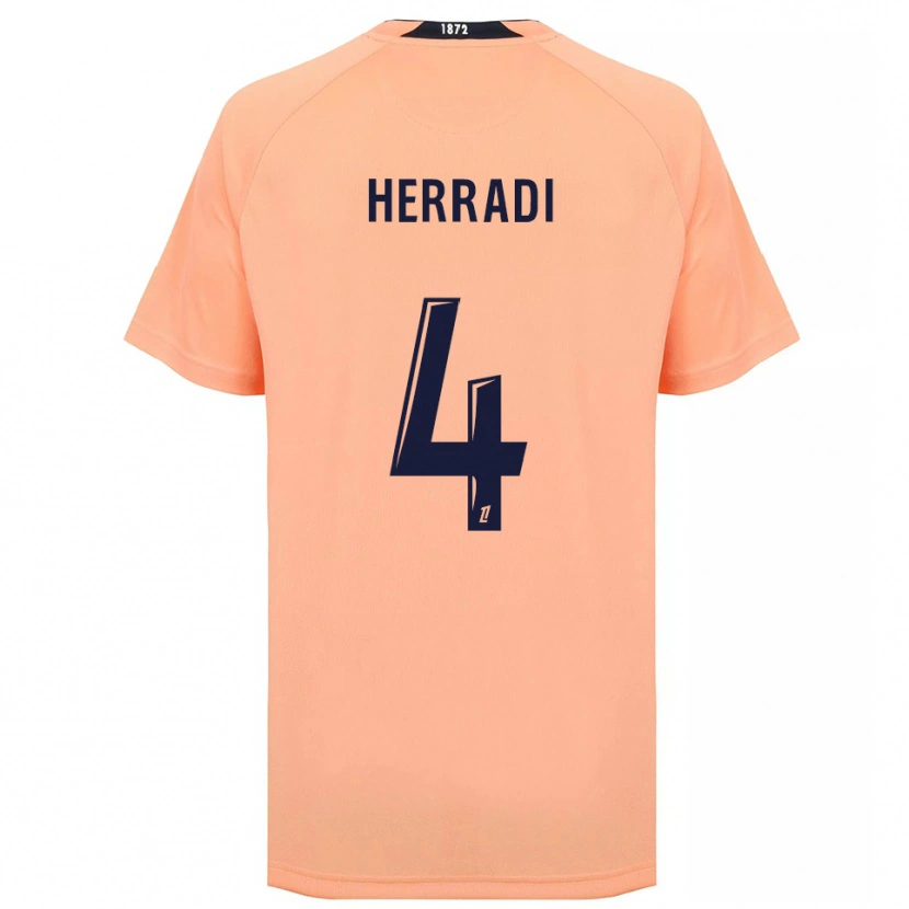Danxen Herren Zaid Herradi #4 Orange Marineblau Auswärtstrikot Trikot 2025/26 T-Shirt Österreich