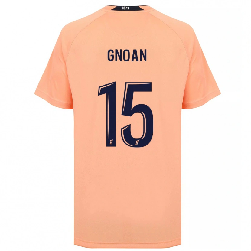 Danxen Herren Ebroni Gnoan #15 Orange Marineblau Auswärtstrikot Trikot 2025/26 T-Shirt Österreich