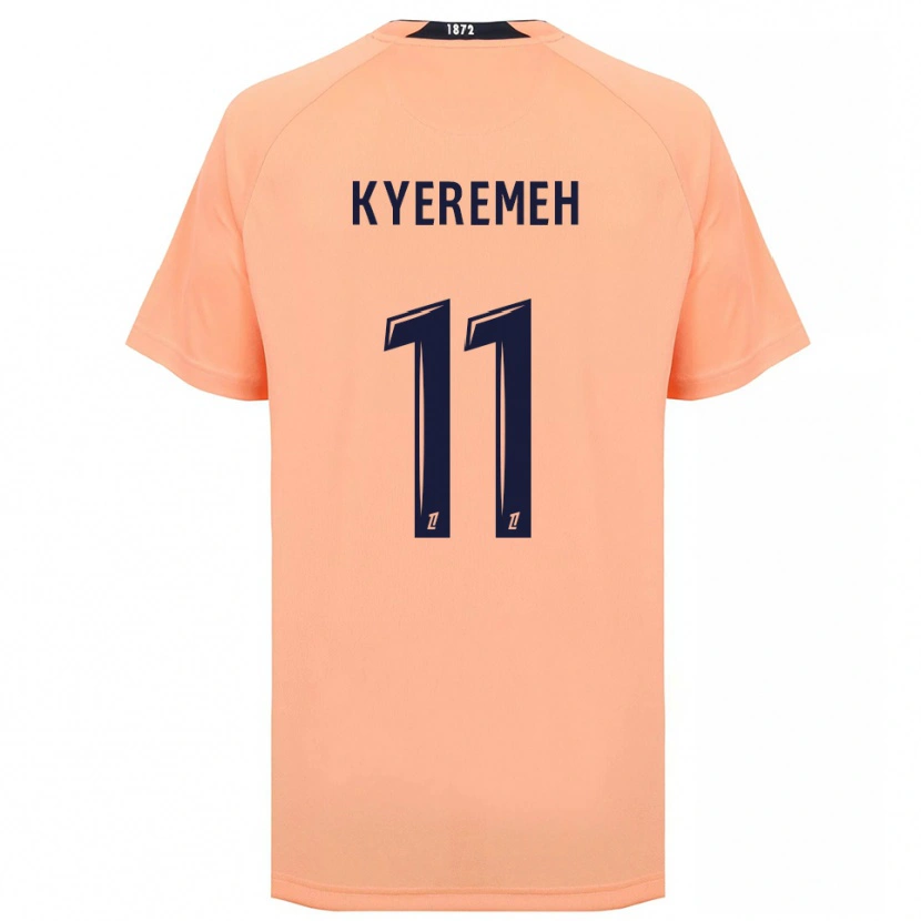 Danxen Herren Godson Kyeremeh #11 Orange Marineblau Auswärtstrikot Trikot 2025/26 T-Shirt Österreich
